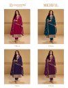 Mehfil By Gulkayra Real Georgette Embroidery Readymade Suits
